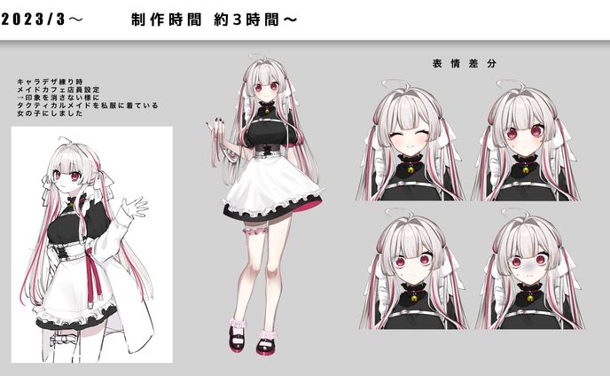 キャラデザ過程