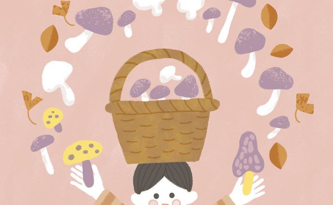 きのこ狩り

#adobephotoshop #illustration 
#mushroomhunt #artwork 
#1日1絵 #いらすとぐらむ 
#イラストレーター #高井じゅり 
#artofinstagram #digitalillustration 
#きのこ狩り