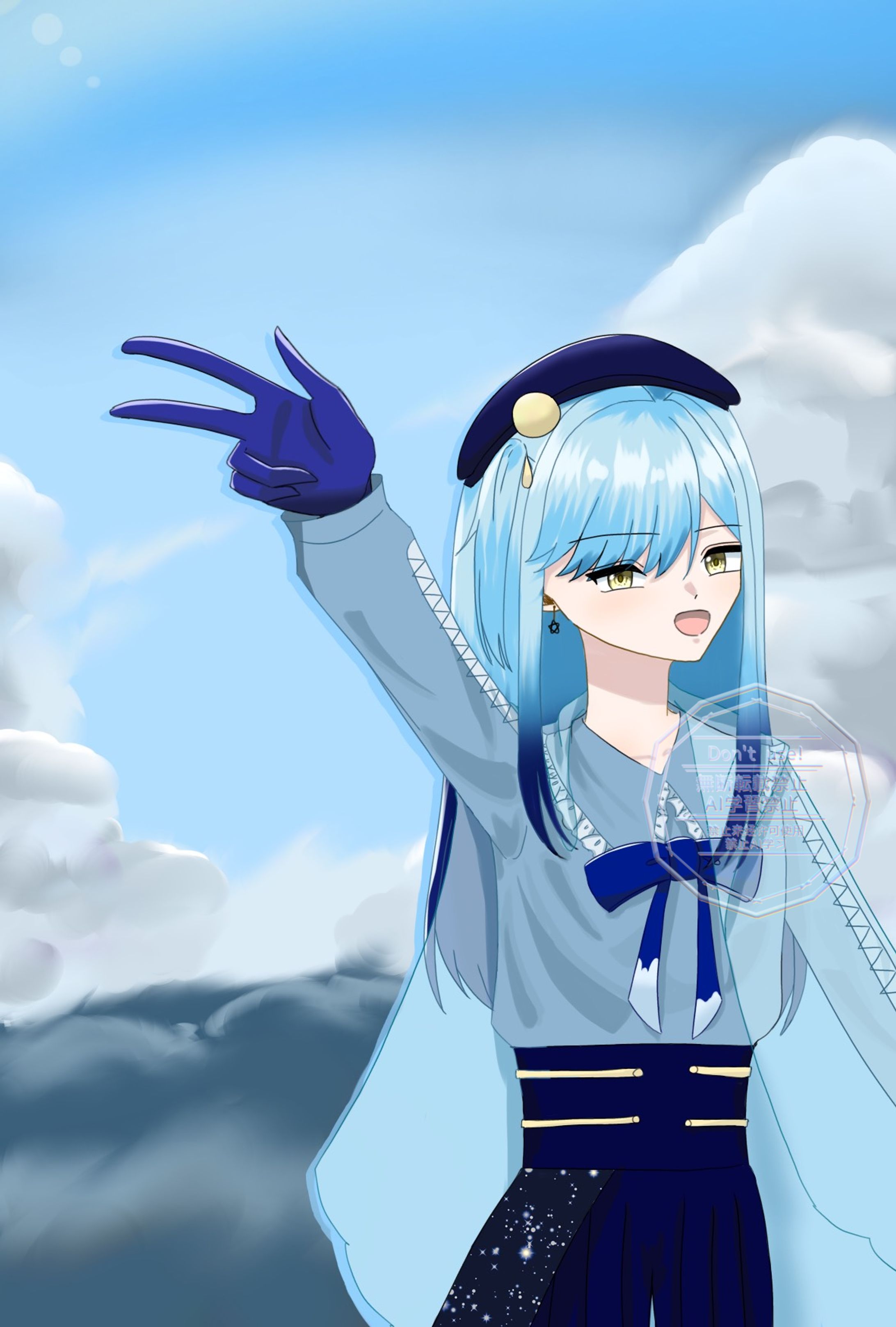 1枚絵＆ロゴ（手描き）-1