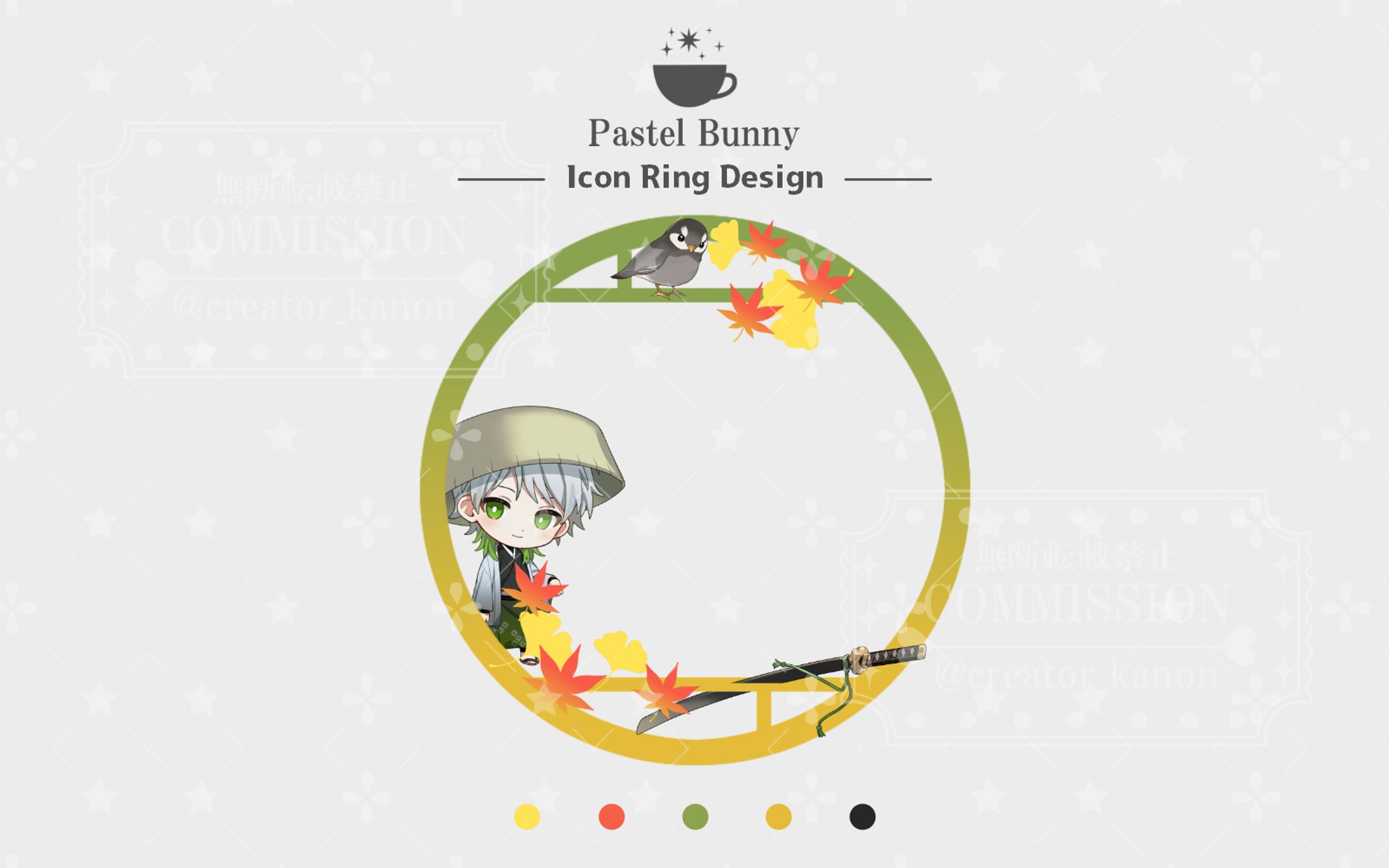 【MIRULAプロダクション所属】白頭翁様 アイコンリング-1