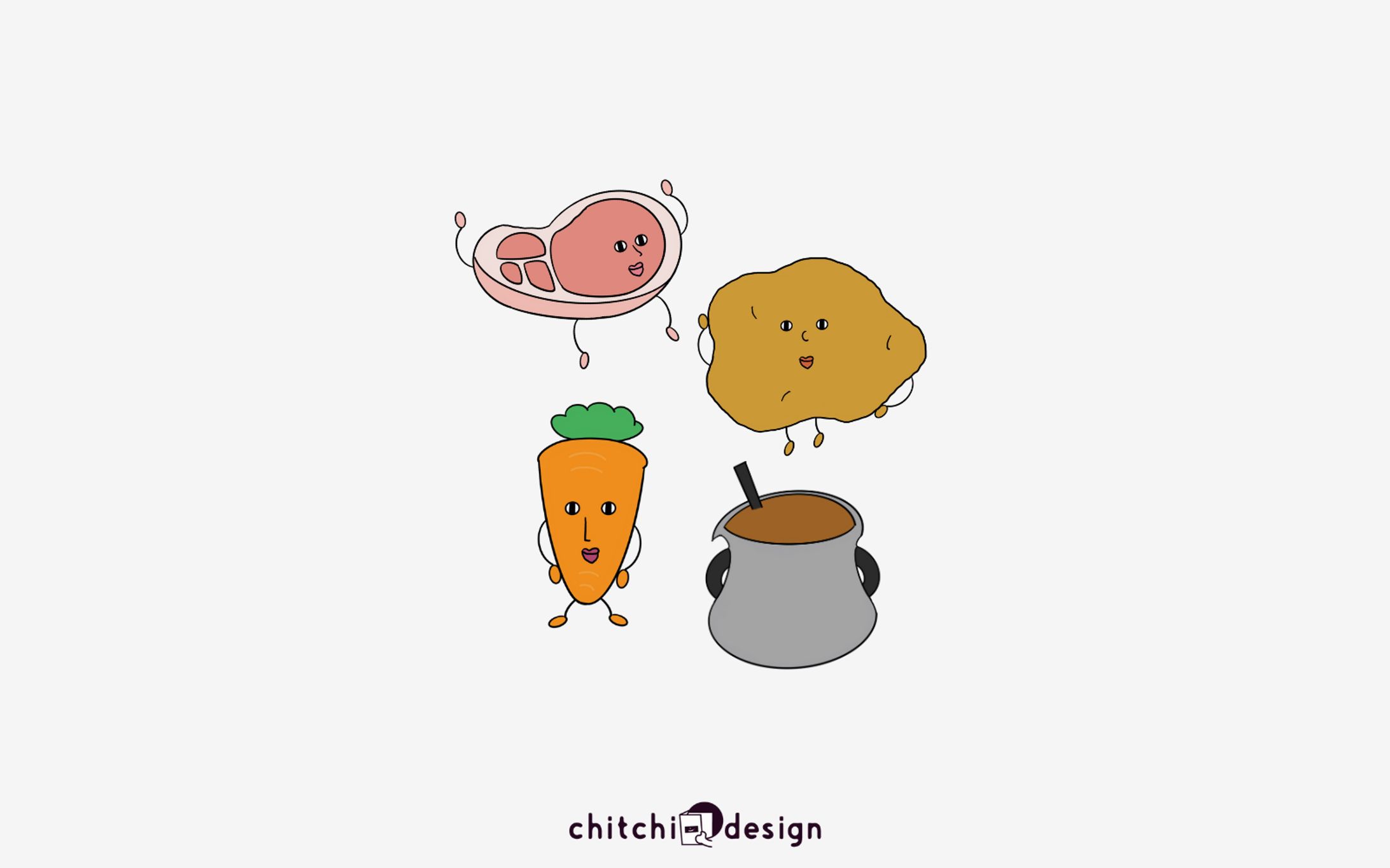 カレー具材キャラクターイラスト-1