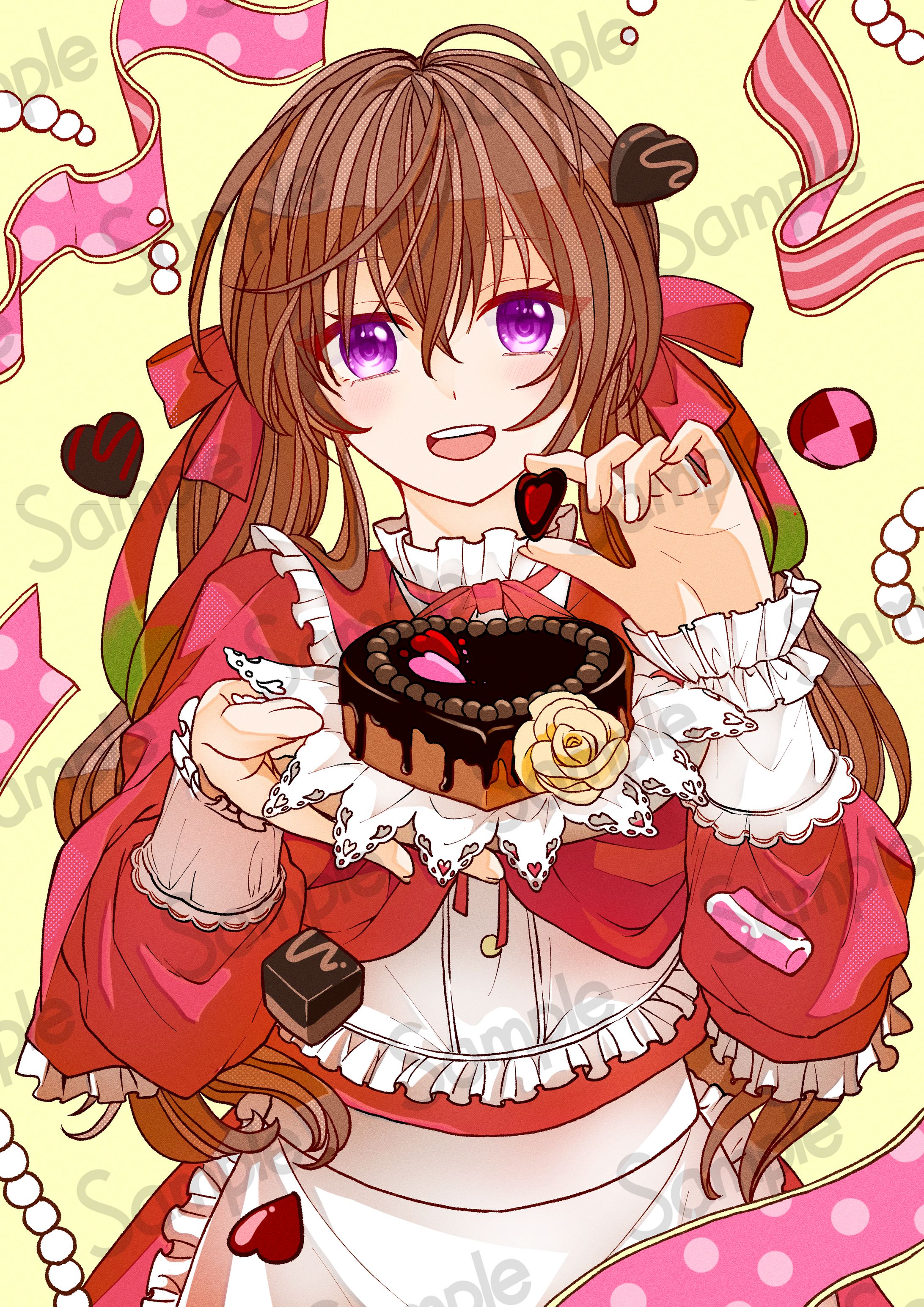 ショコラ様-バレンタイン用イラスト-1