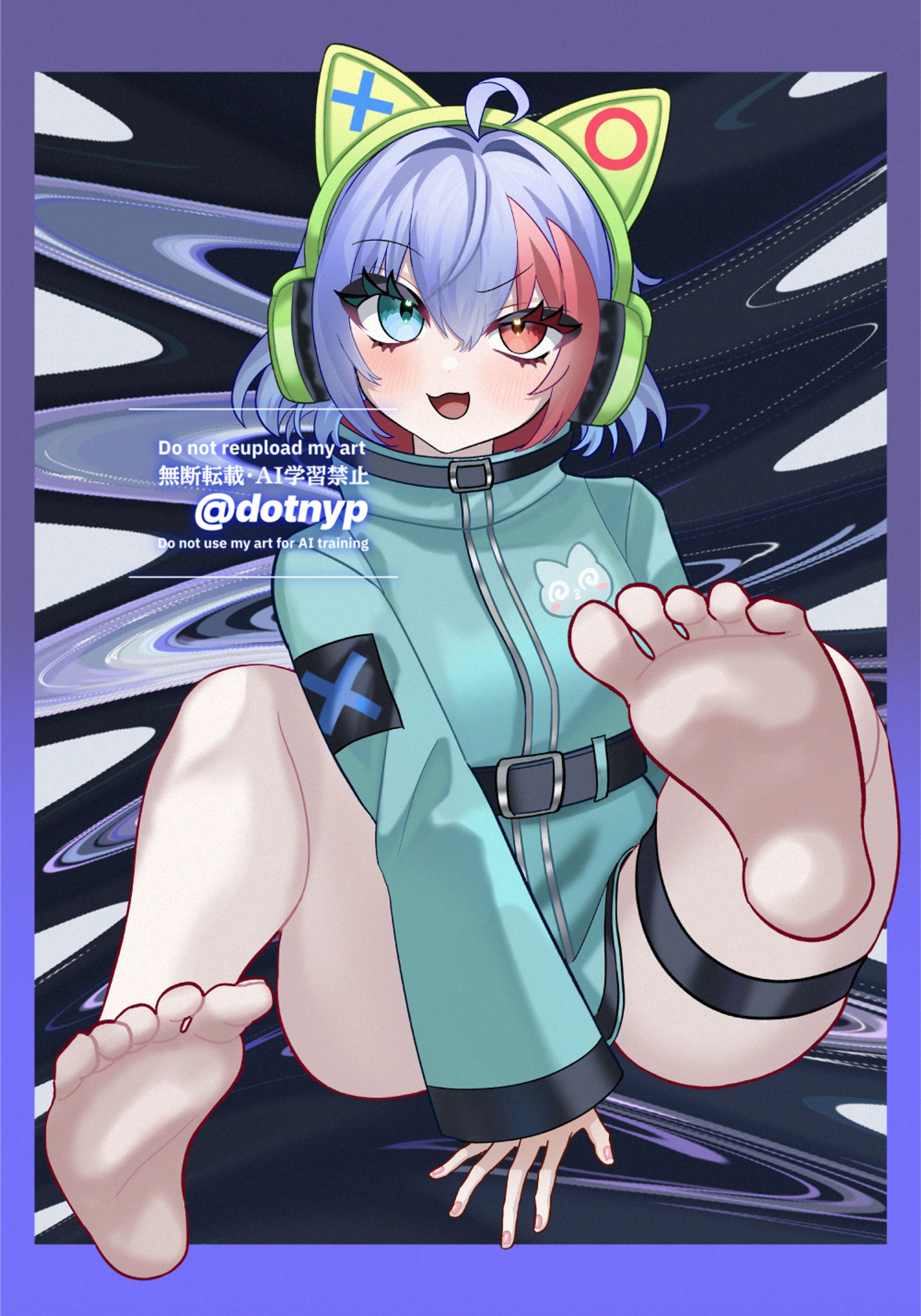 【報瀬クイ様】サムネイル用全身イラスト-1