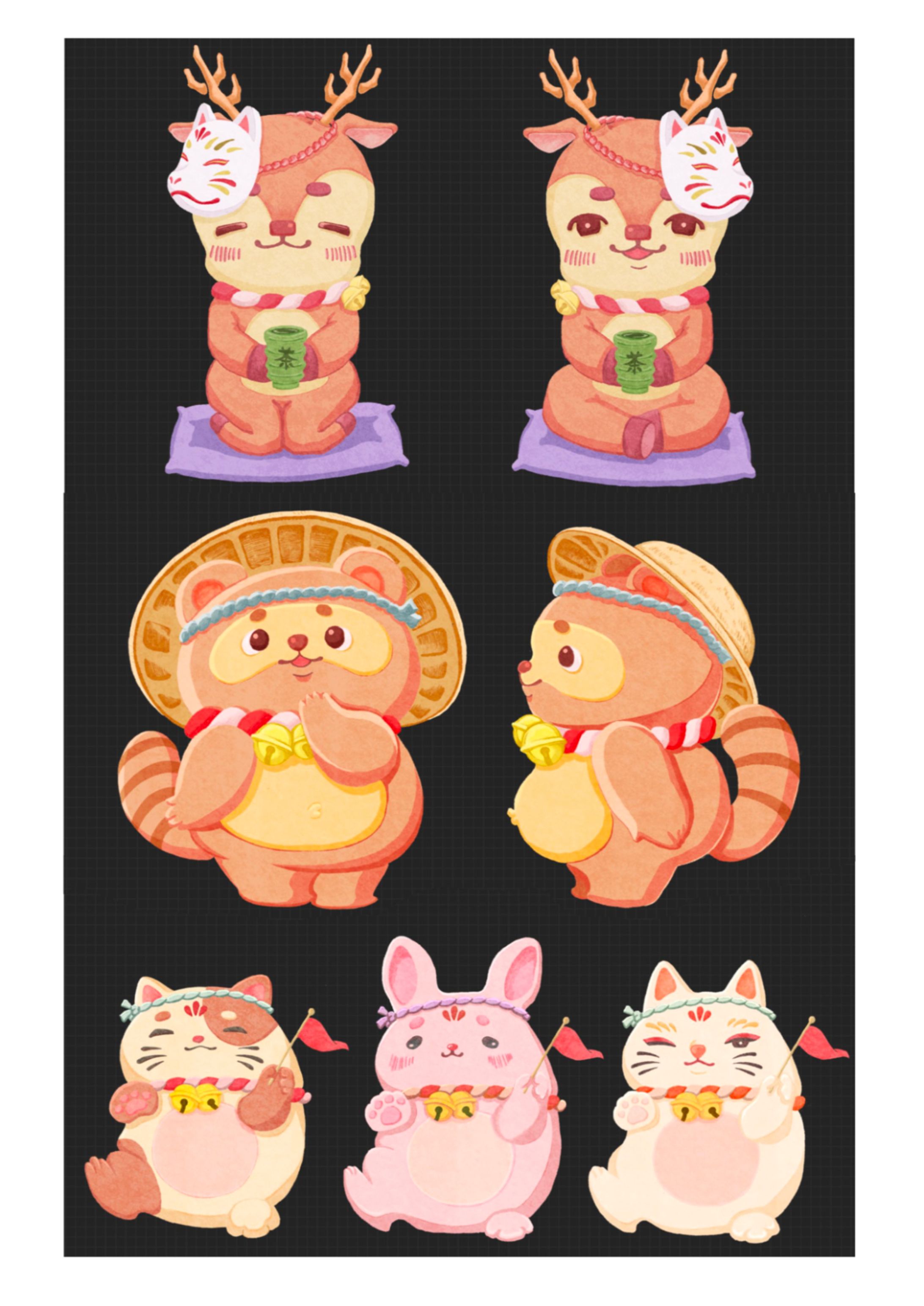 キャラクターデザイン（自主制作イラスト）-1