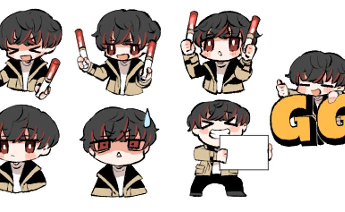 character design&stamp/あまぞんいずべすと様