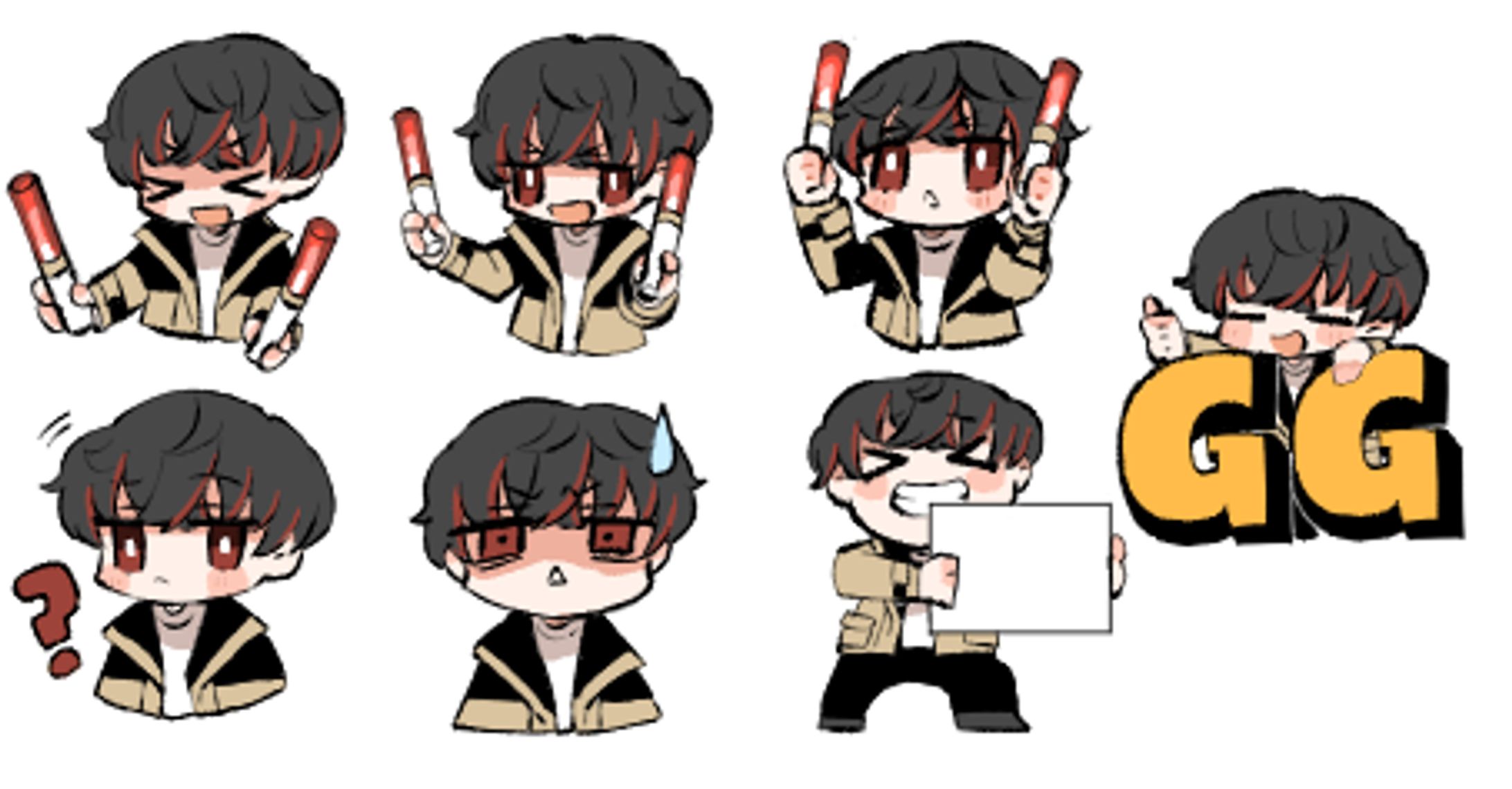 character design&stamp/あまぞんいずべすと様-1