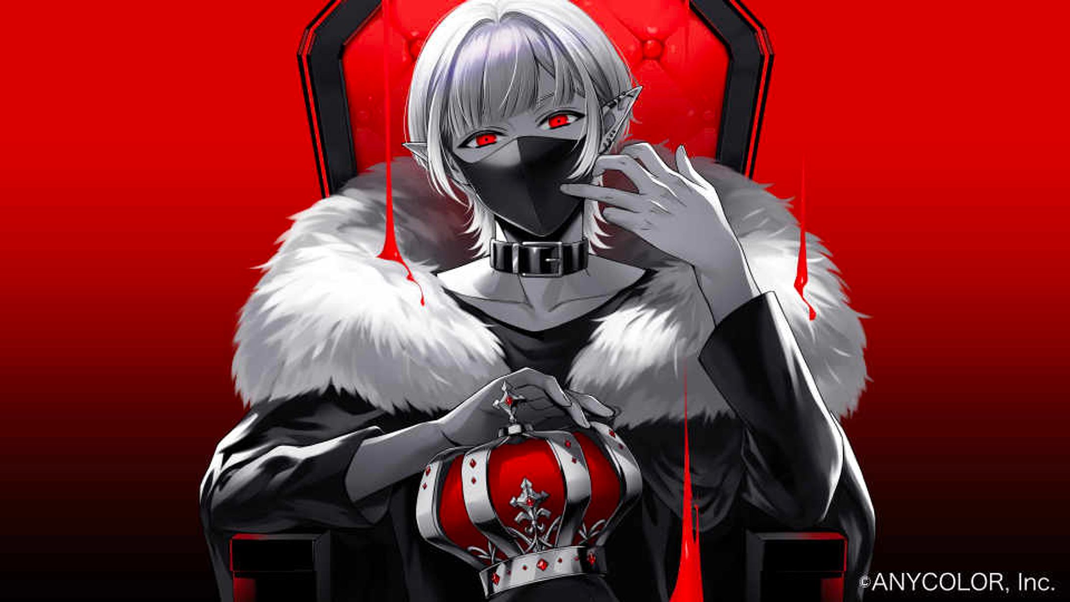 【work】にじさんじ所属 える(エイプリルフール)　歌ってみた「KING」 MVイラスト担当-1