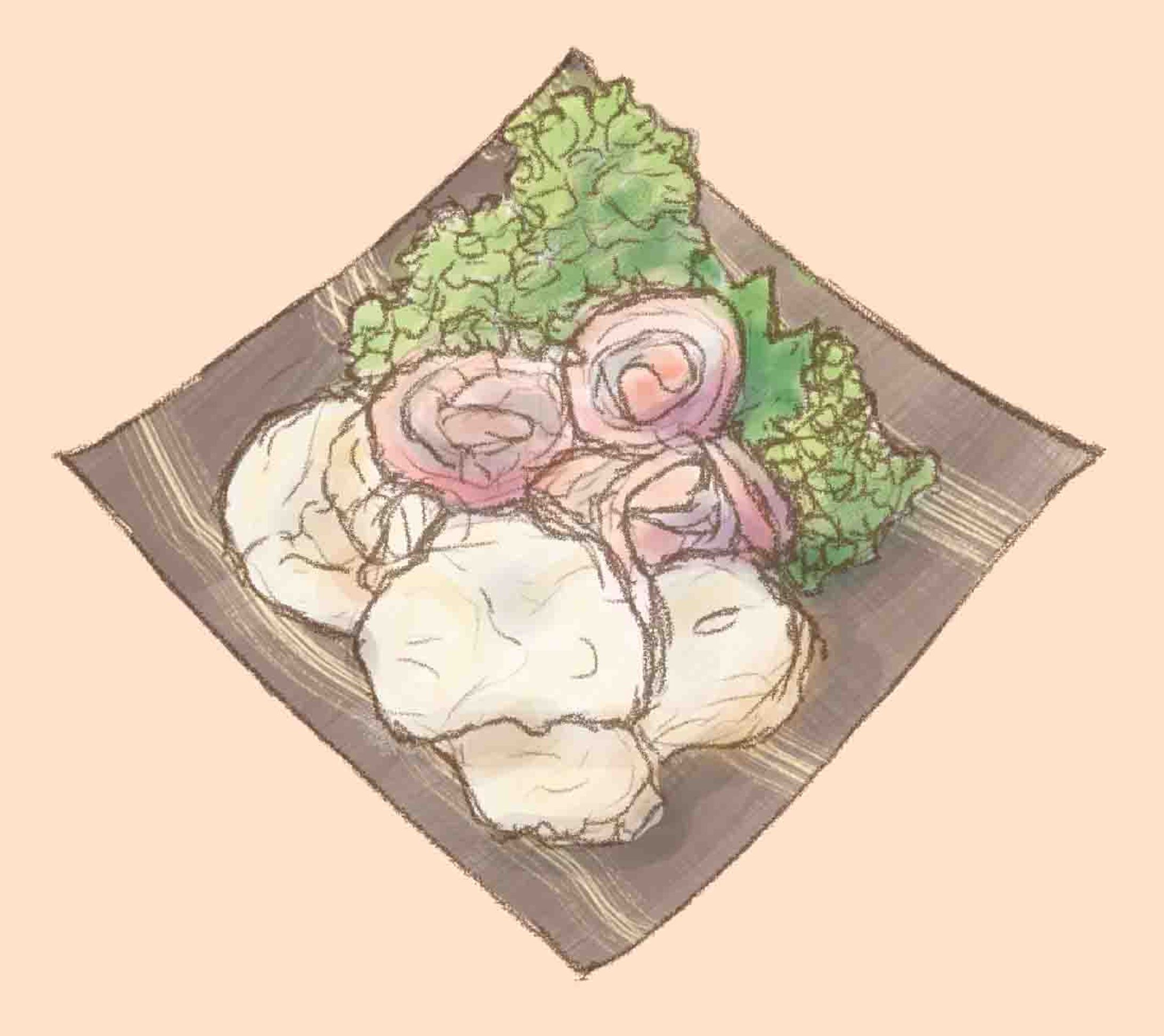 ホタテとスモークサーモン-1