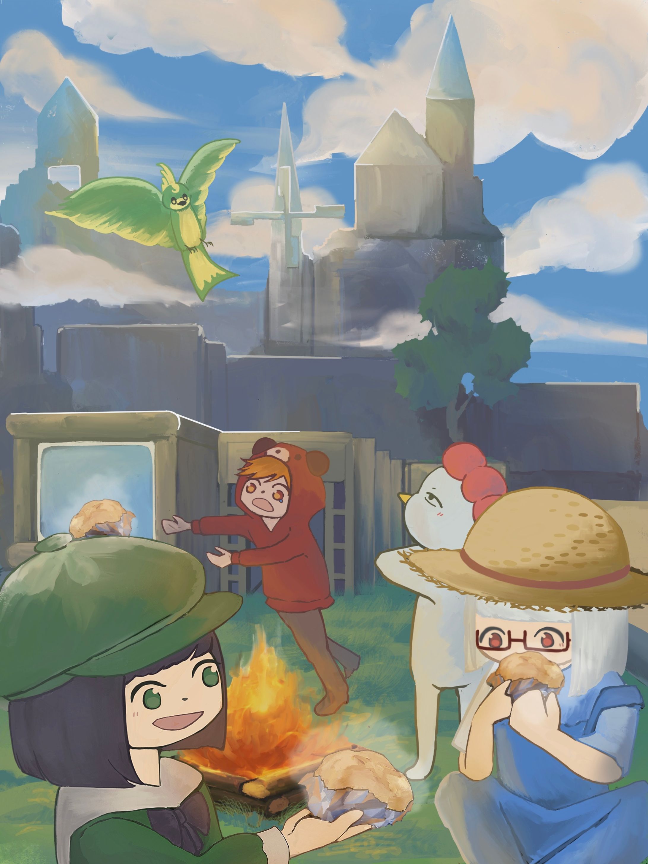 配信者様のファンアート-1