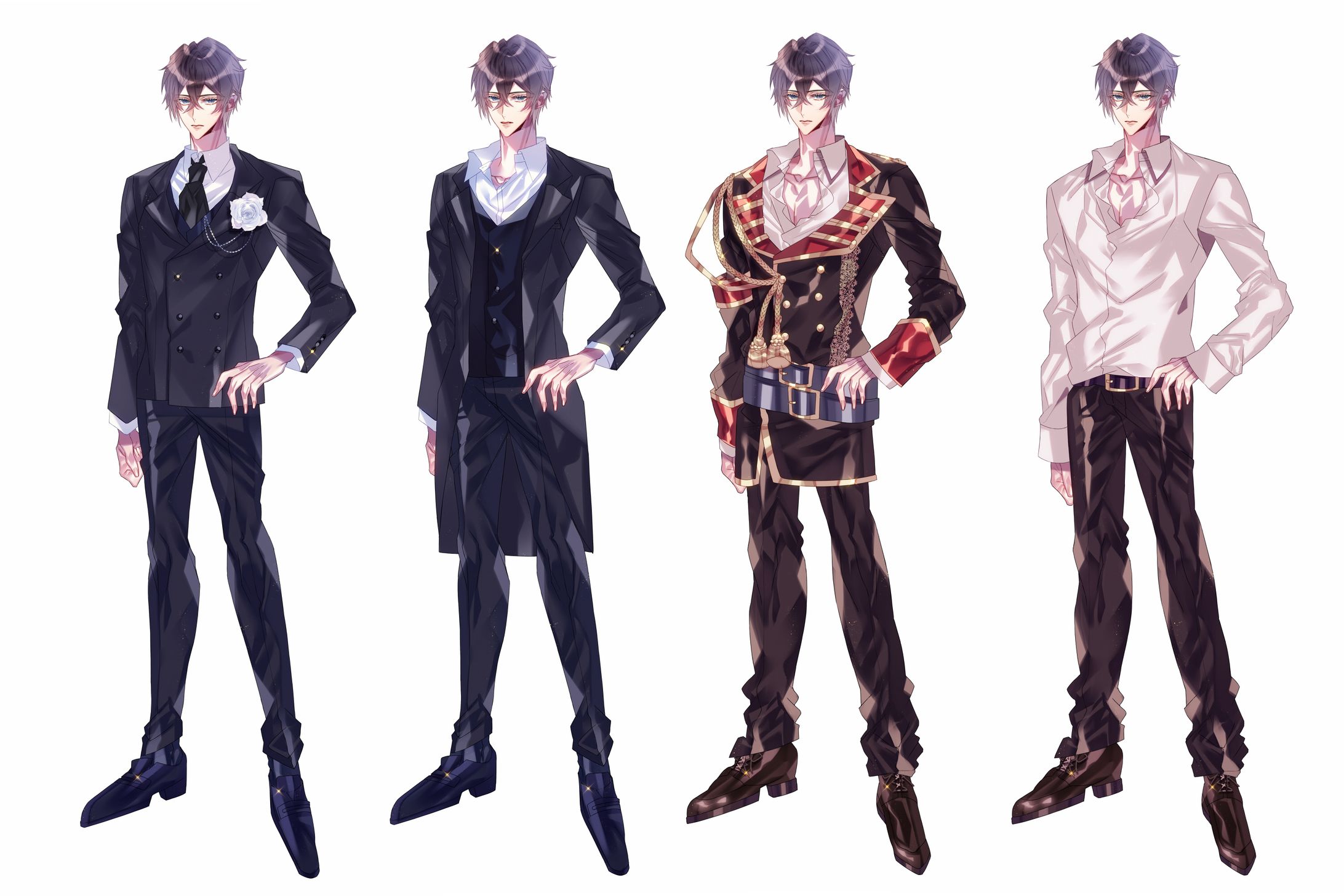 「KnightCaseFiles0」立ち絵/シャッテン少年時-1