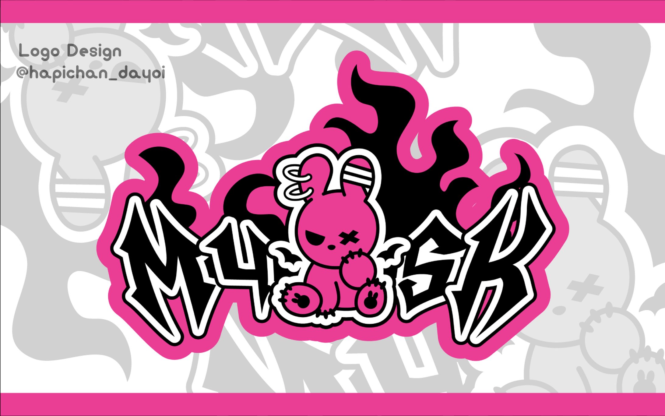 リヴィールエンタテインメント株式会社所属バンドM4SK様/ロゴデザイン-1