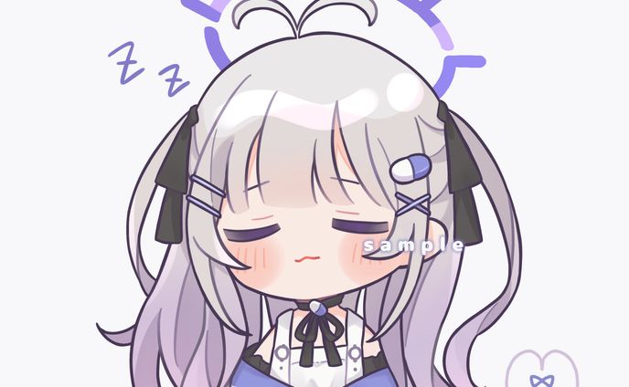 ライブレイド所属 仄闇るみ様 ＳＤイラスト【バストアップ】