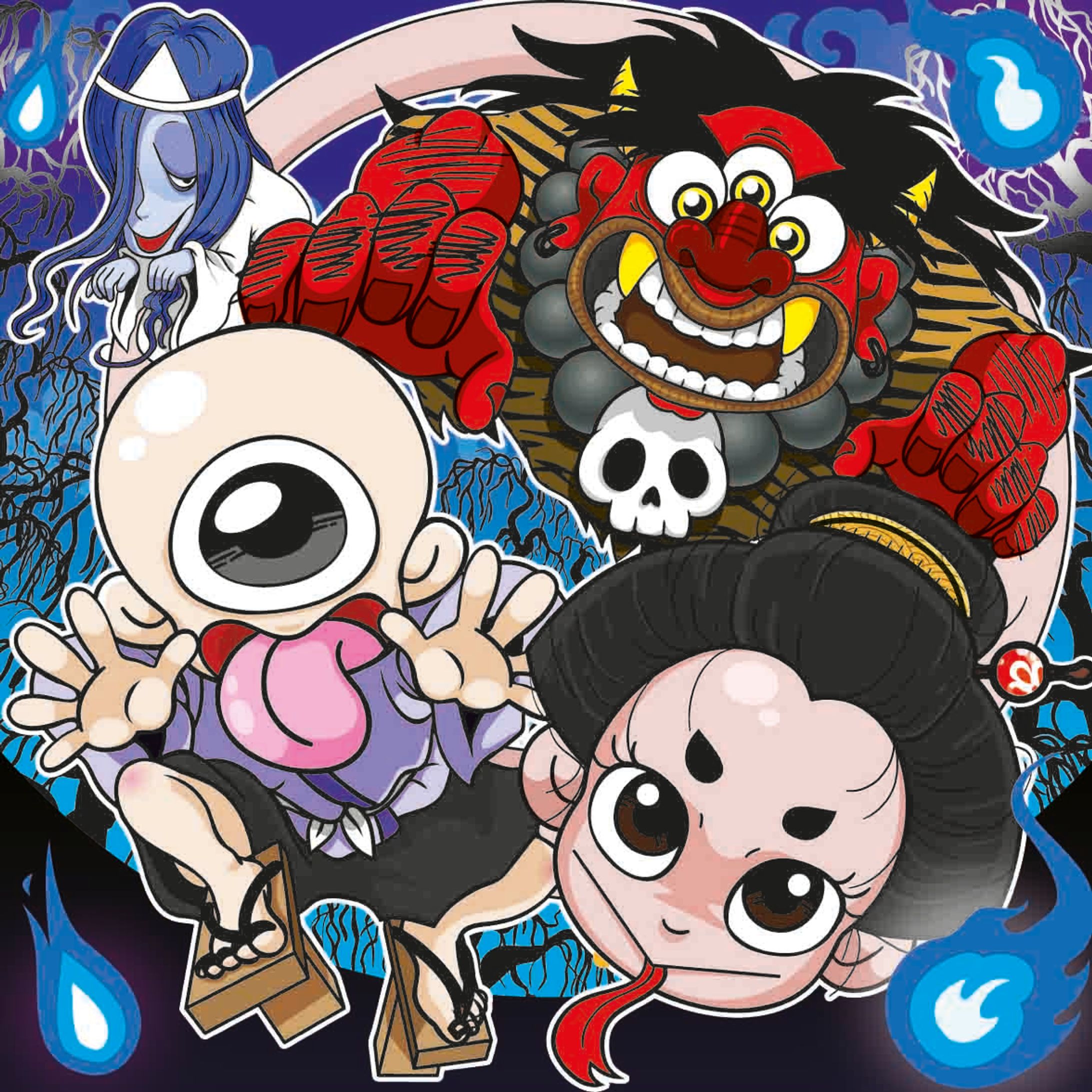 お化け屋敷　イラスト-1