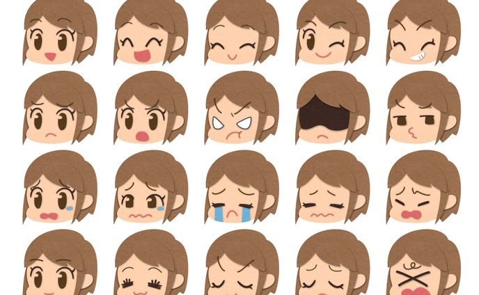 女性の顔アイコン