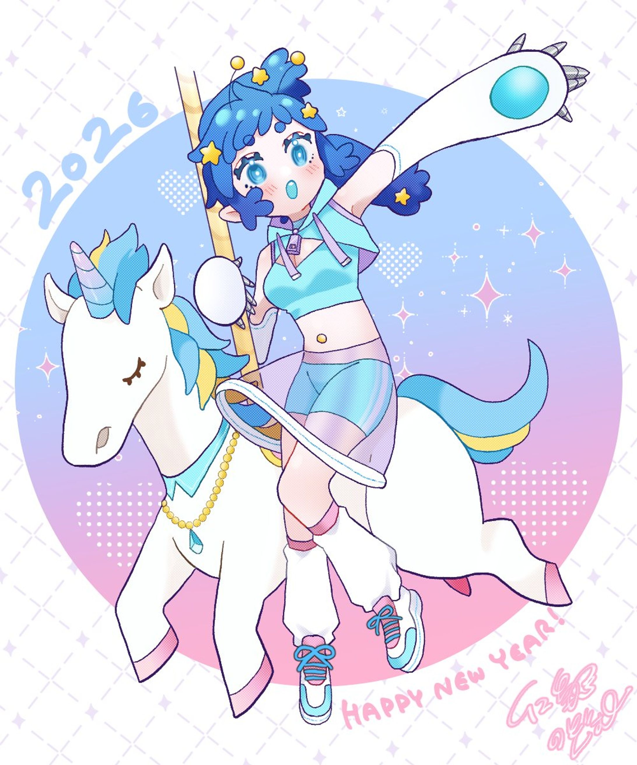 【創作】はちゃめちゃミックスオレ-謹賀新年-1