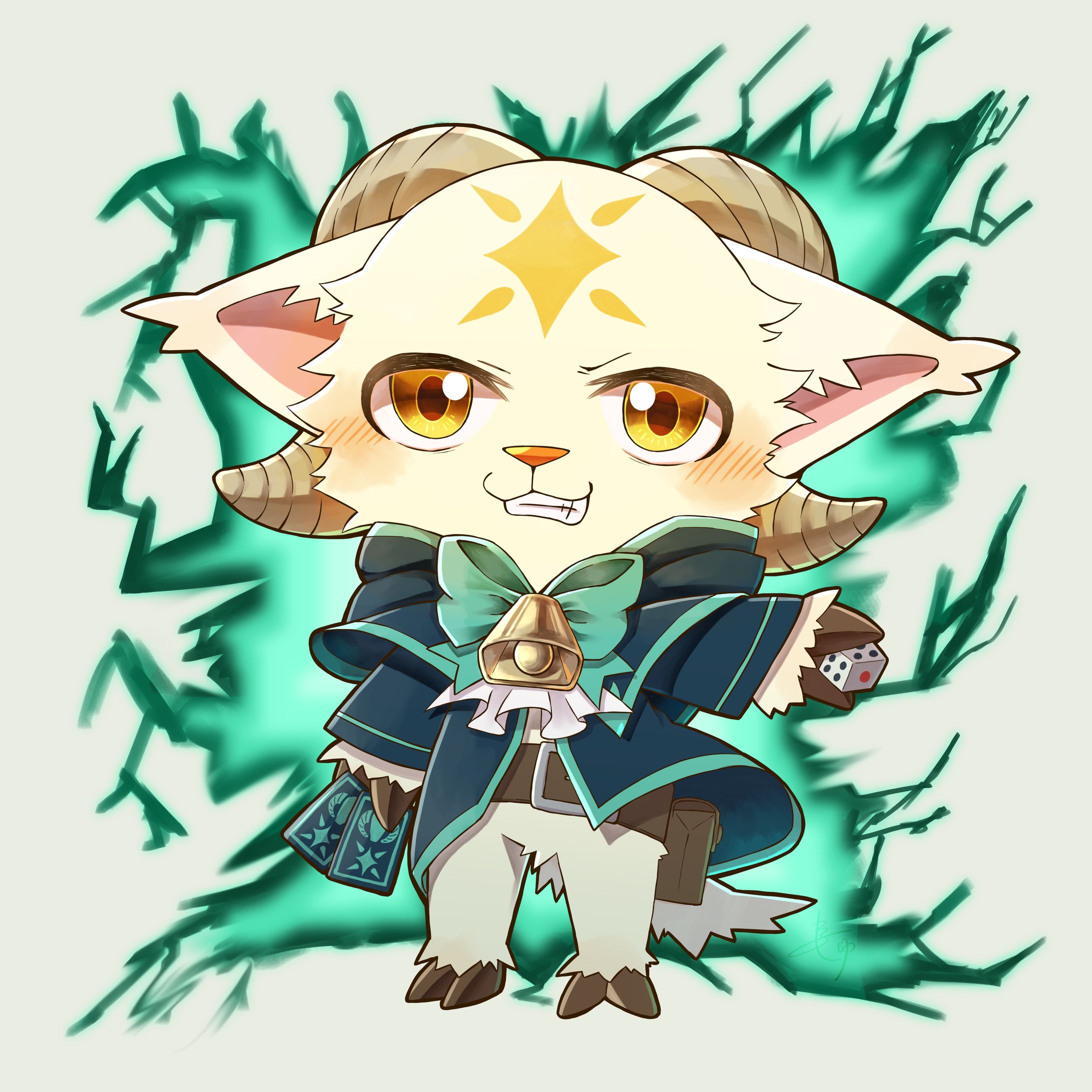 【有償依頼】オリジナルキャラ立ち絵-1
