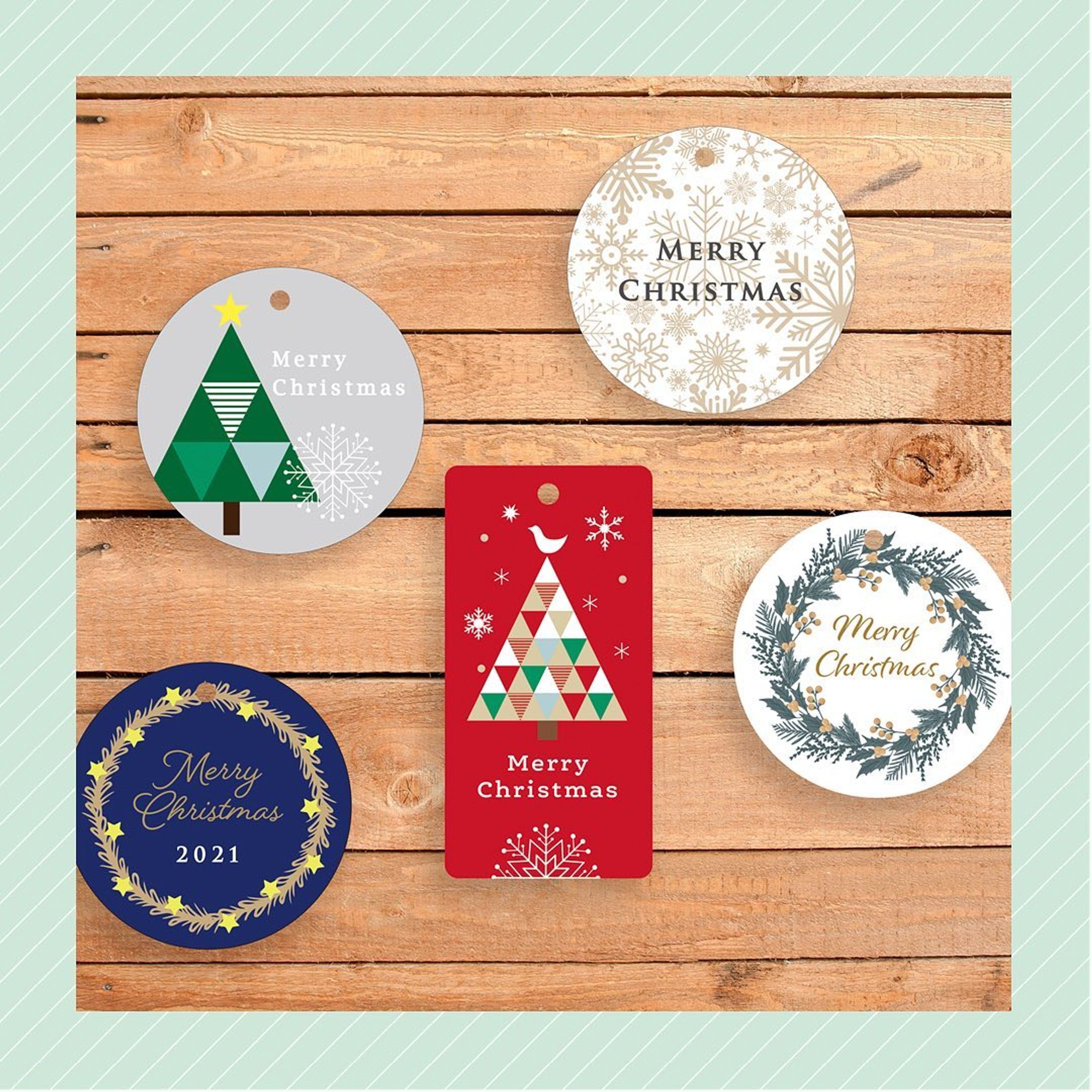 【商品タグ】クリスマス用タグ-1