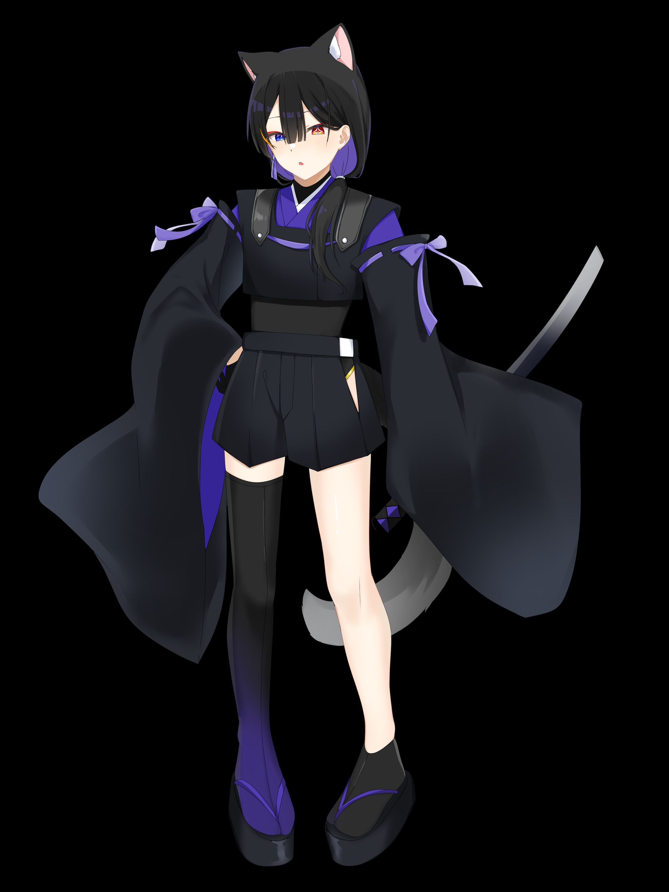 立ち絵（蒼橙）-1