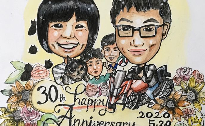 【似顔絵イラスト】