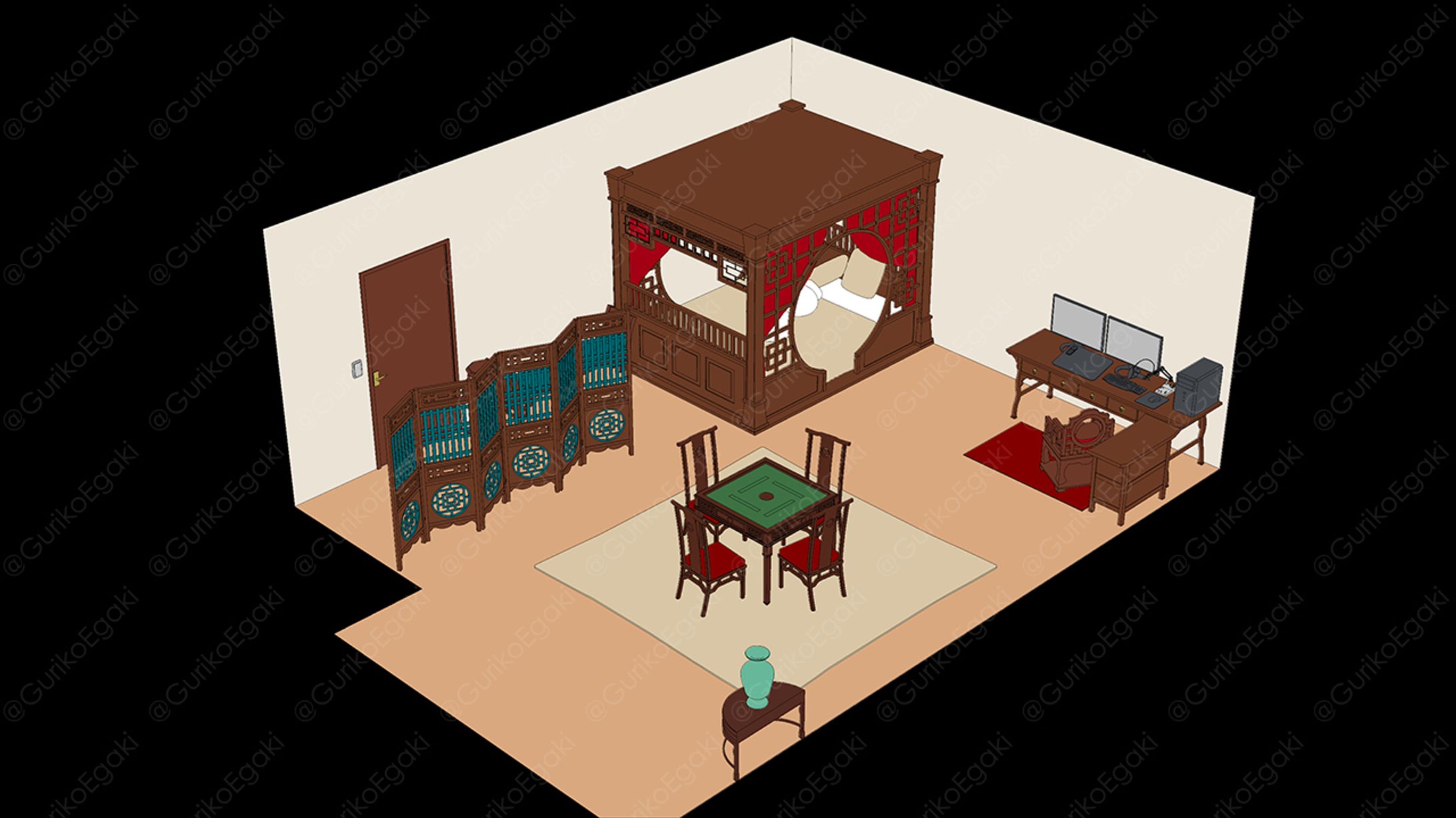 犬山たまきさんの麻雀部屋・コンセプトイメージ-1