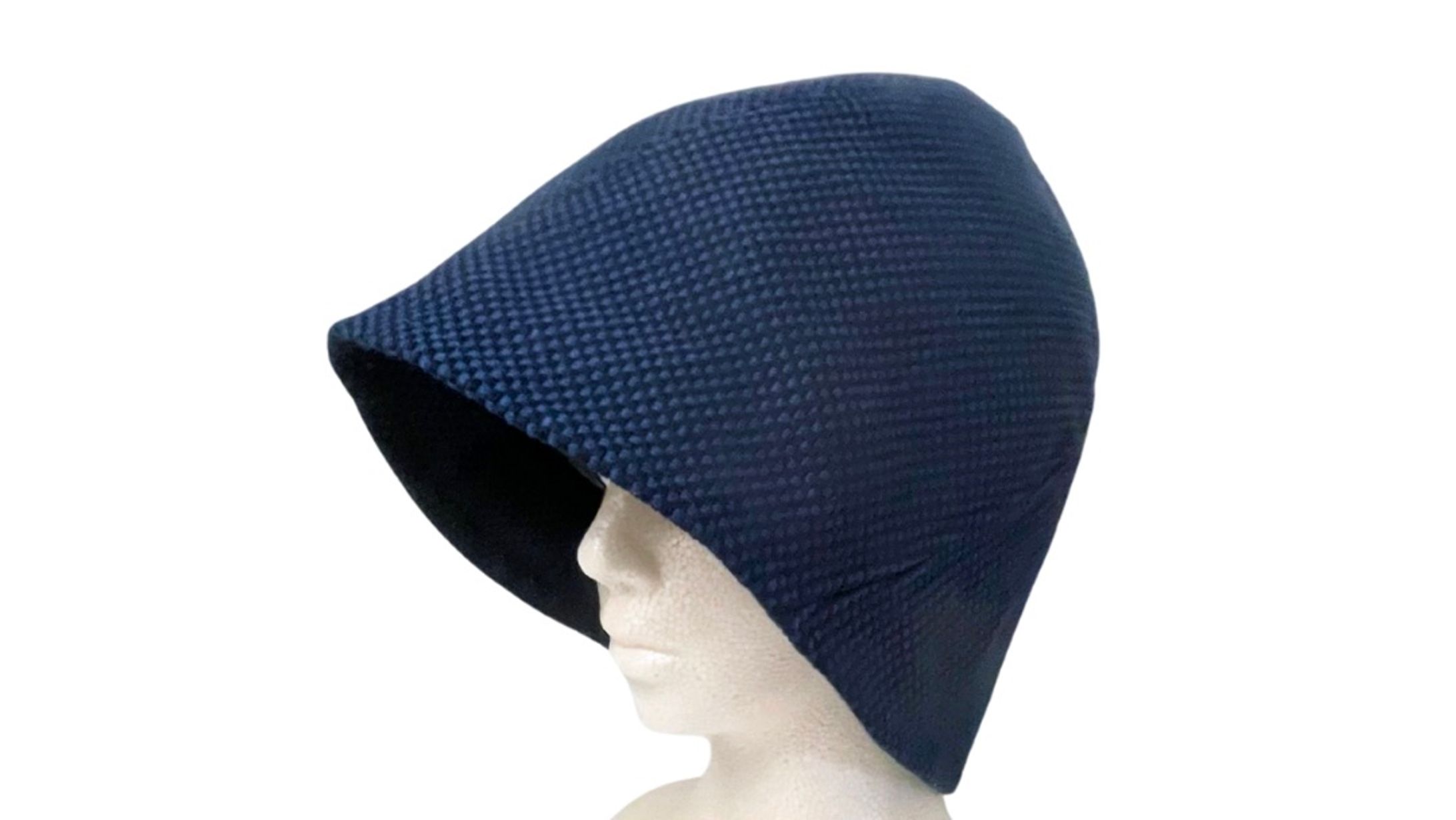 刺子織スパイラルサウナハット-1