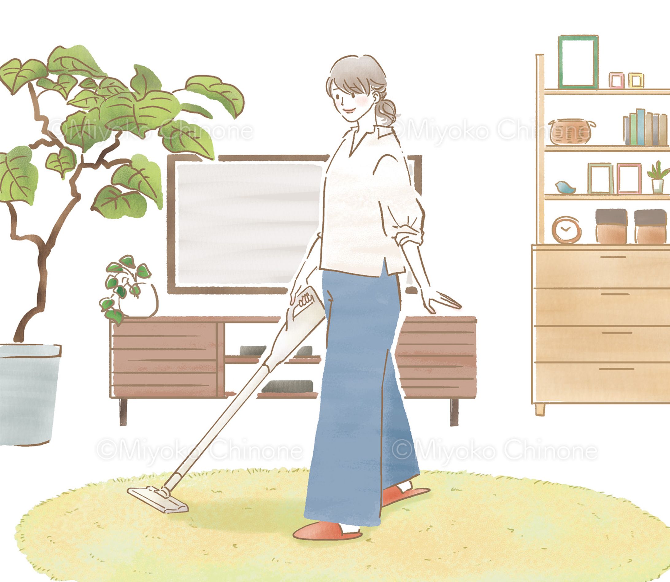 お部屋のお掃除（オリジナル）-1