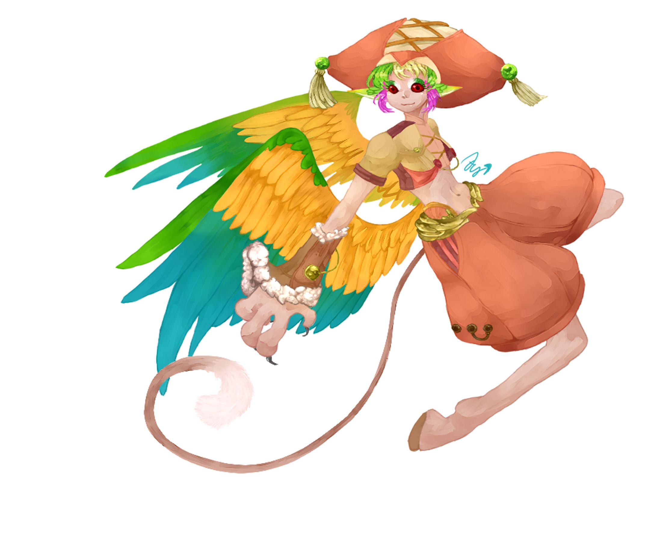 #フォロワーさんに自分のイメージもらって召喚獣化する-1