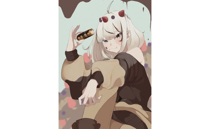 【お菓子擬人化イラコン】エクレア