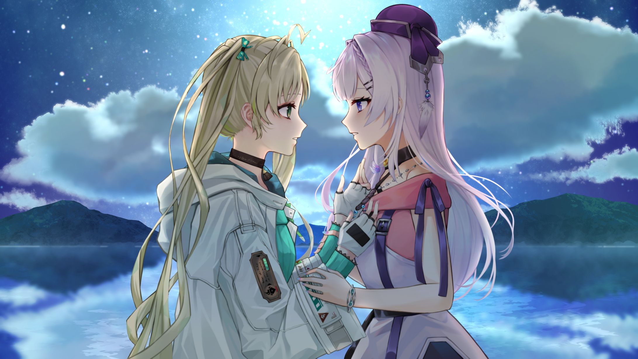 夢紬そいね様・小聡明笑様「Flyway」MV用イラスト-1