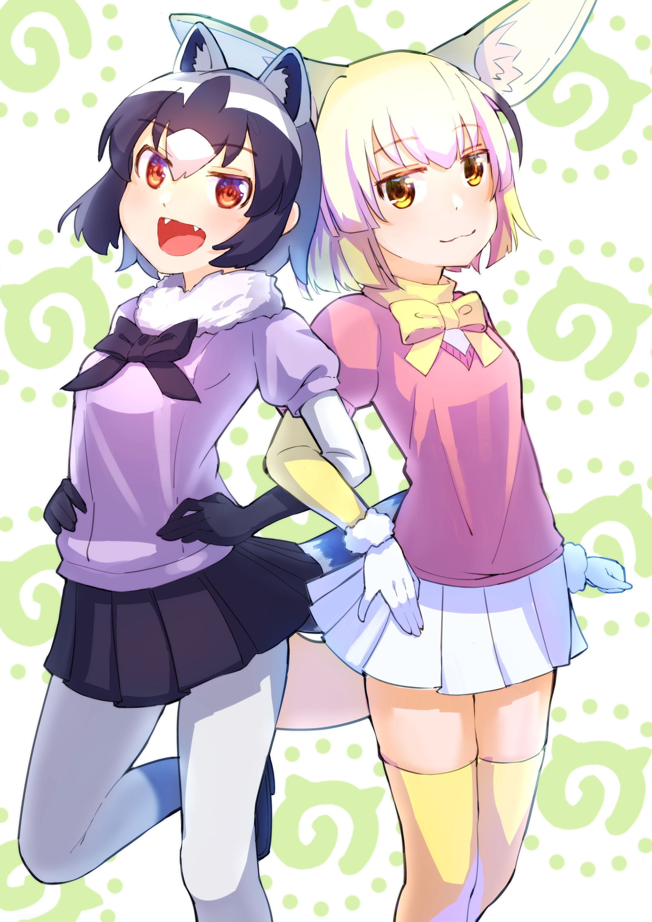 アライグマ＆フェネック-1