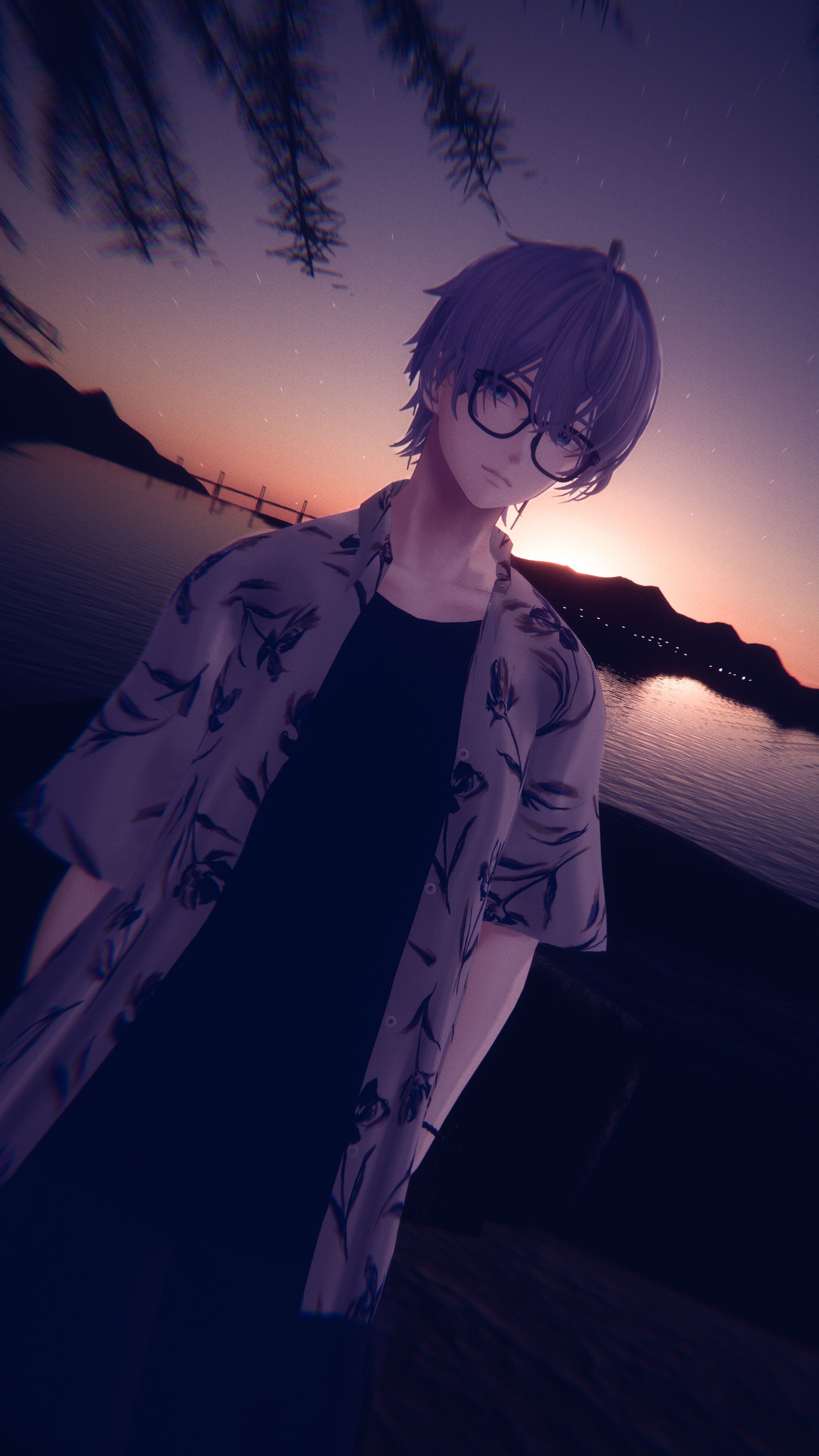 【モデル・PR】and ST RAGEBLUE「Flower shirt co-ord」-1