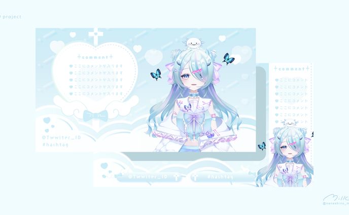 【企画】魔法少女×ハート×パステル(blue)
