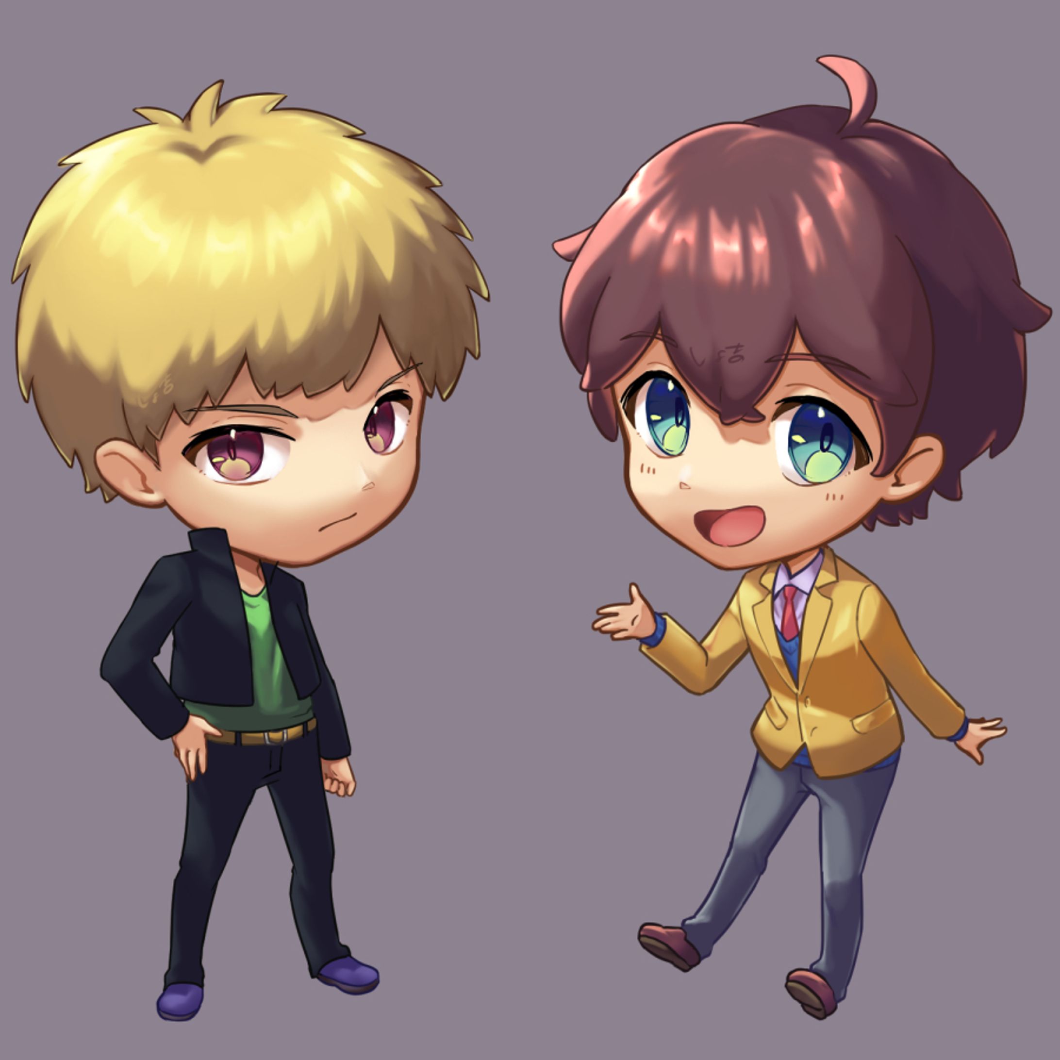 ちびキャラ男子高校生-1