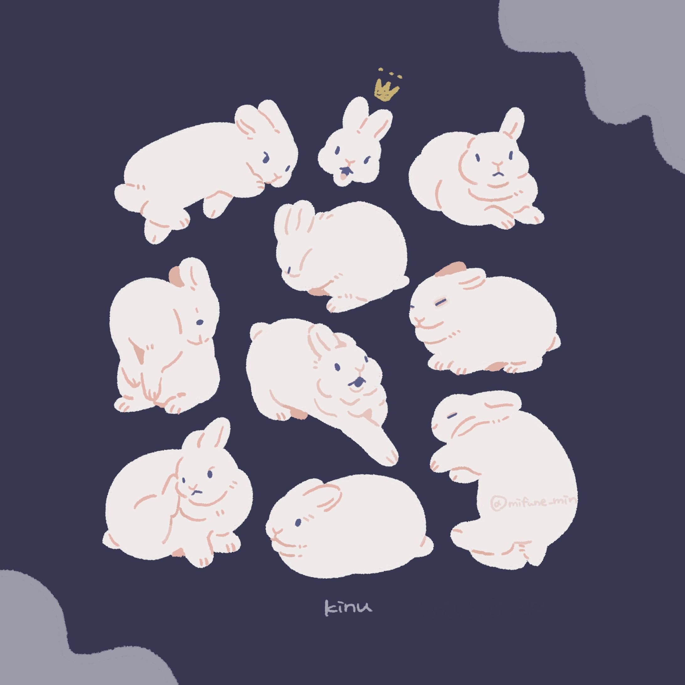 うさぎスケッチ-1