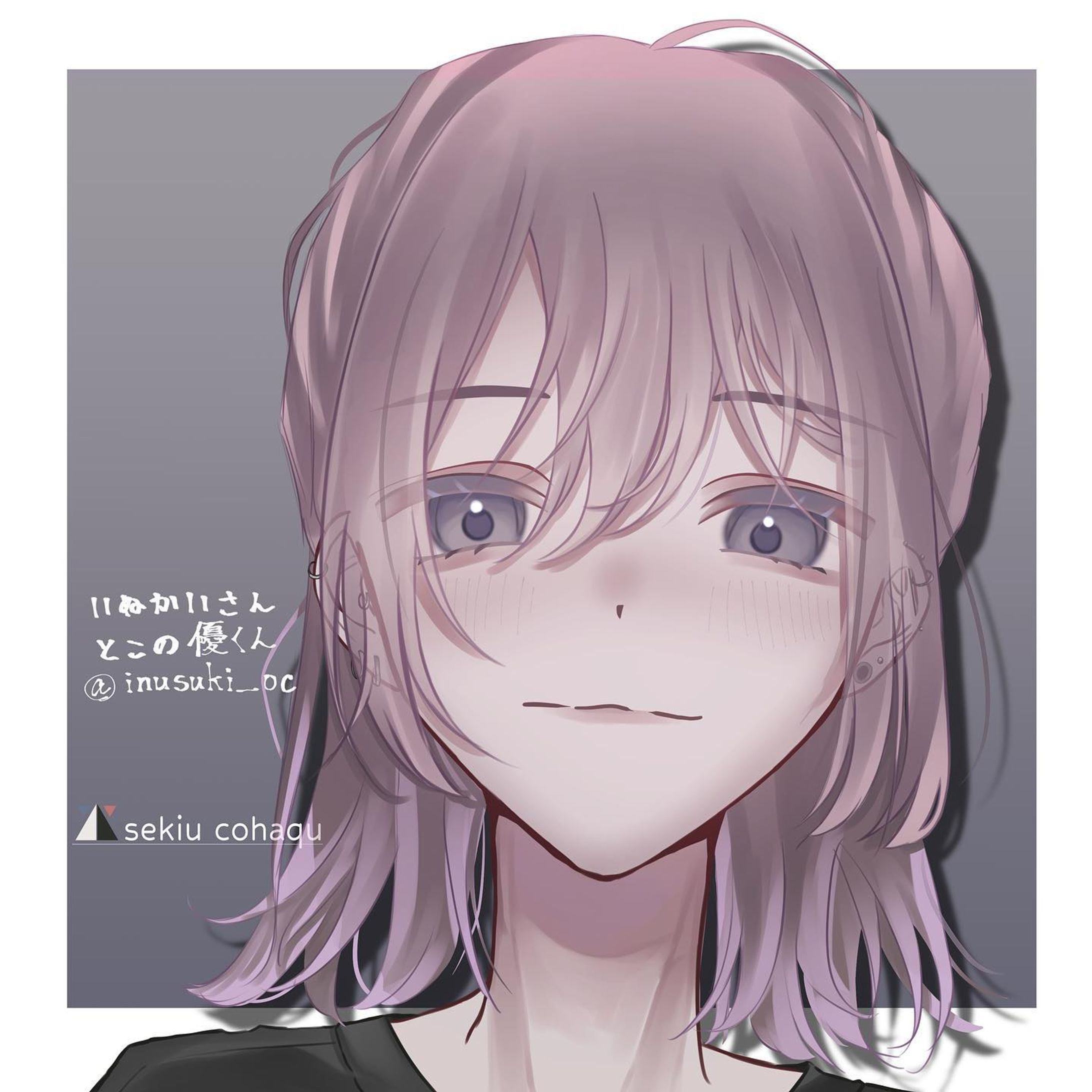 いぬかいさんのとこの優くんお借りしました
 #イラスト
 #かわいい
@inukai_oc 
※無断転載無断使用AI学習禁止※-1