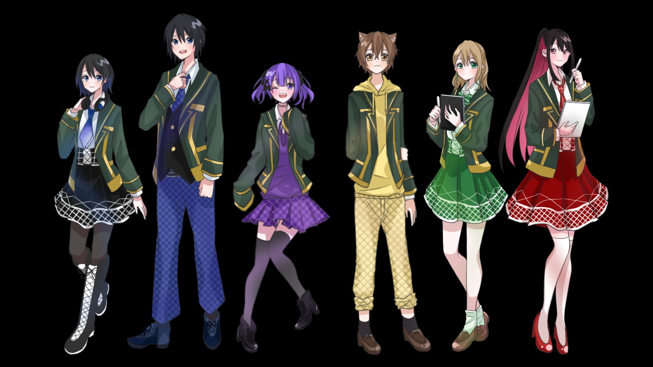 【6人×2】StarDust 立ち絵・SDイラスト【ご依頼・参加】-1