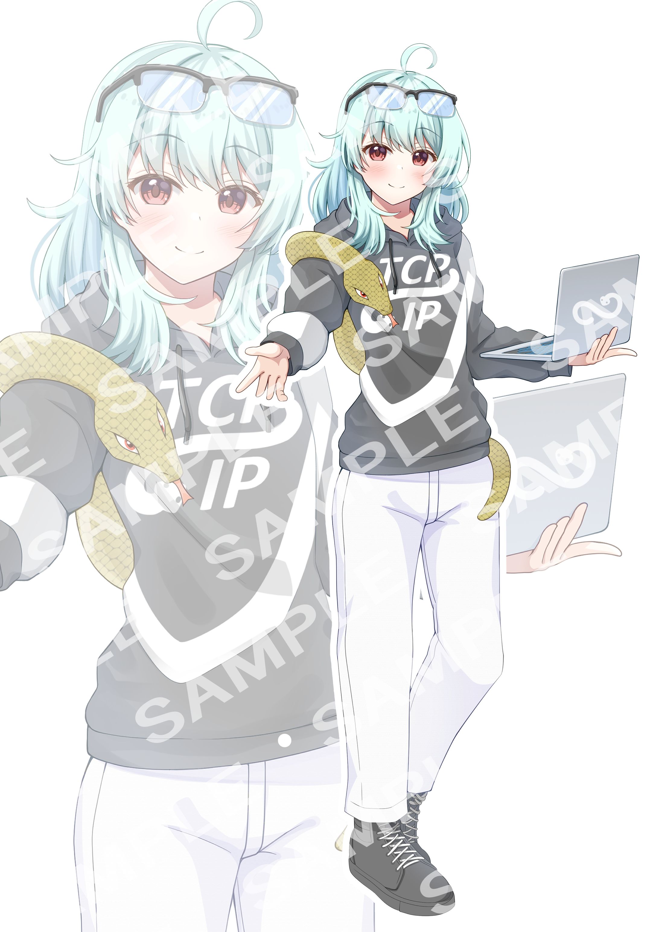 Vライバー蛇石薄荷立ち絵-1