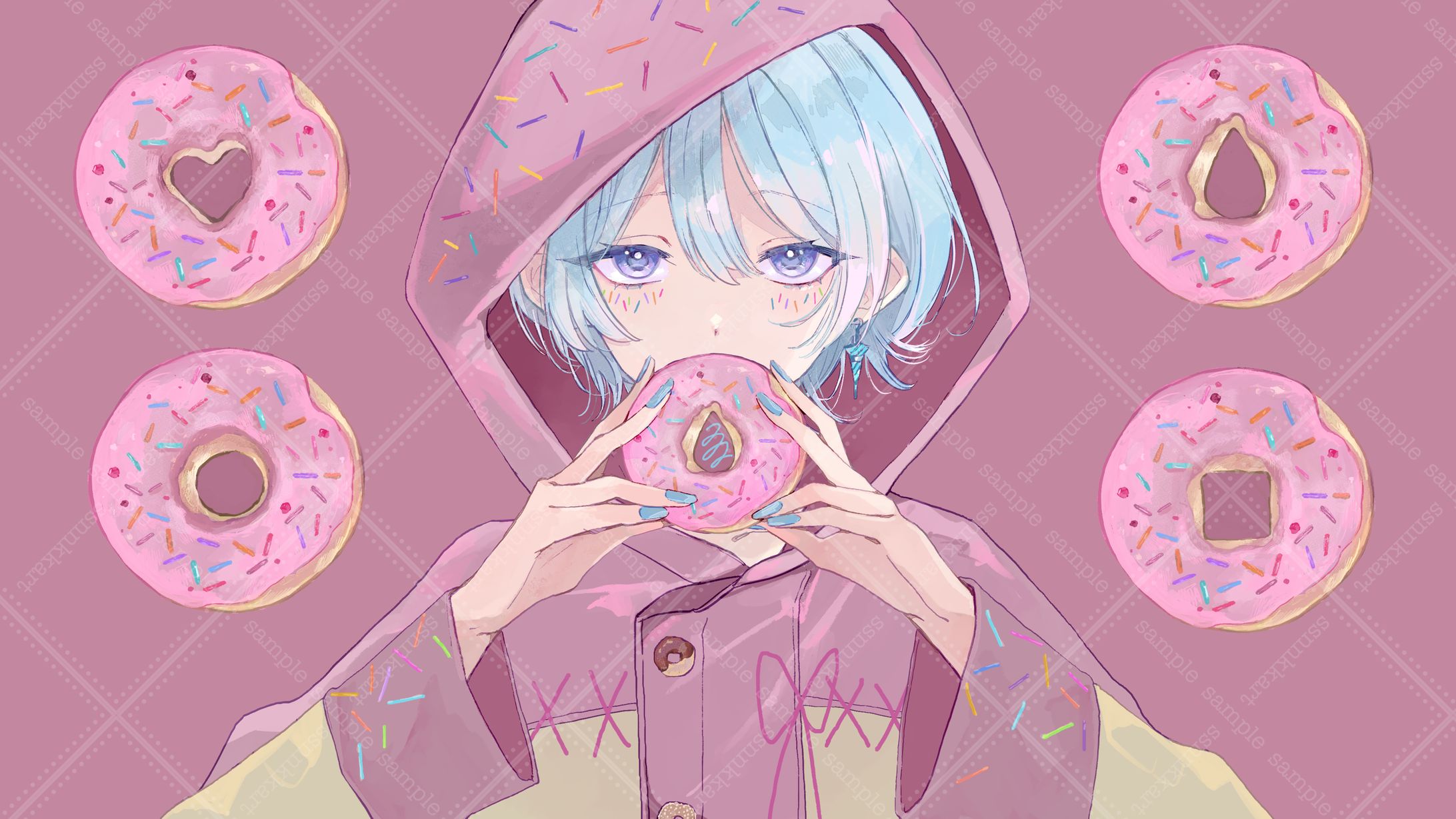 ご依頼絵＊歌ってみた動画用イラスト-1