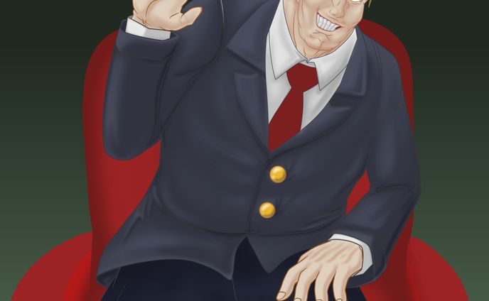 漫画チックな人物イラスト