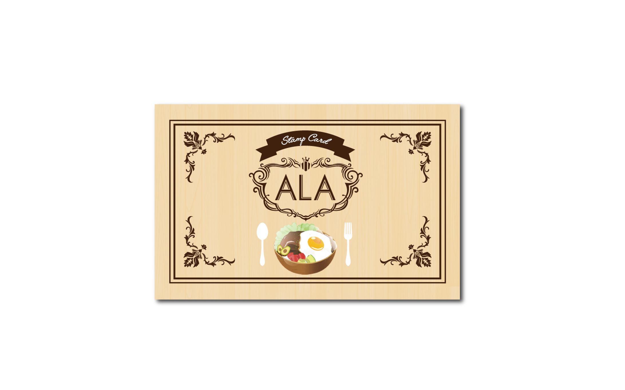 ［ALA CAFE DINING］スタンプカード-1