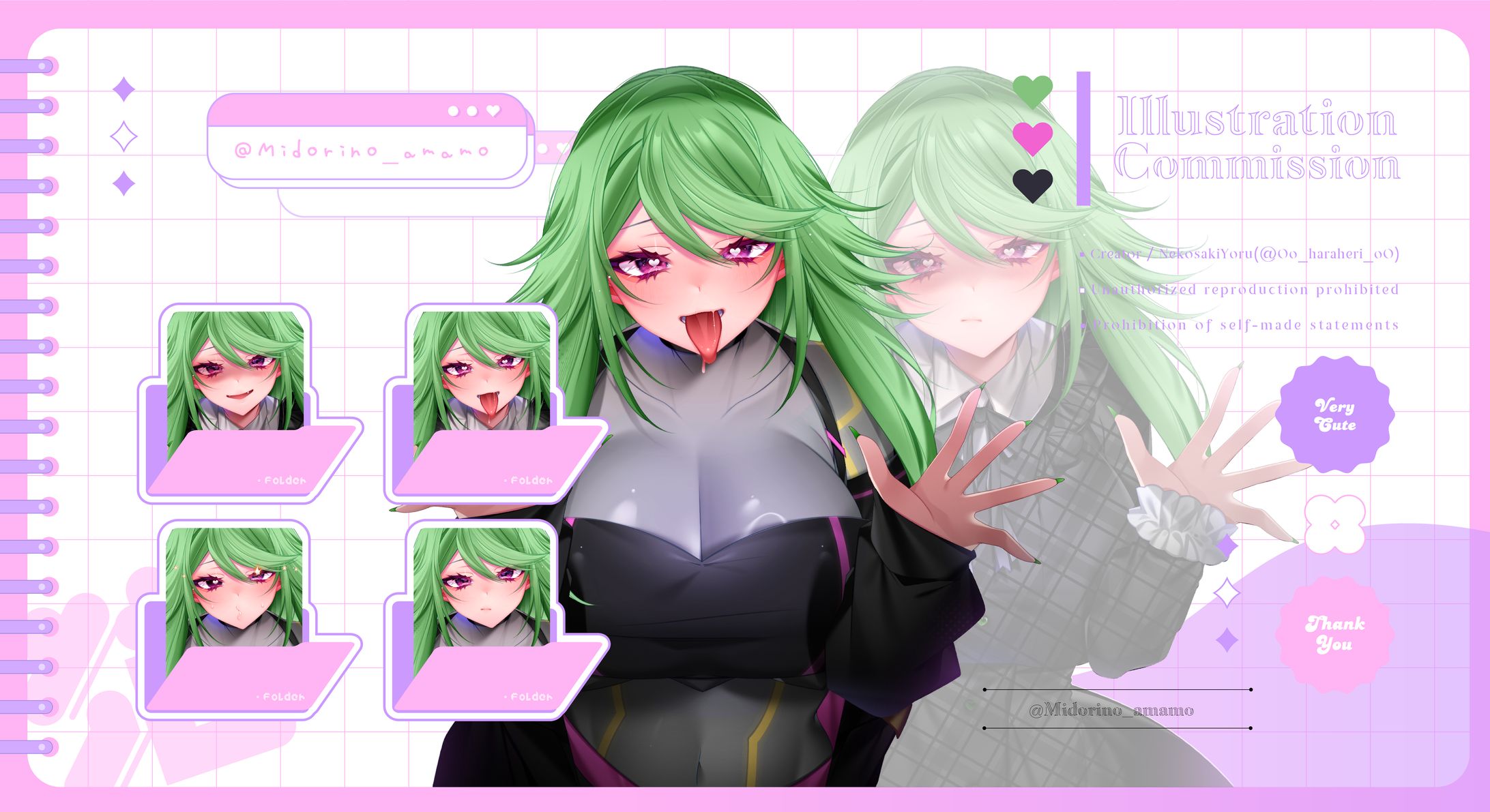 ✦量産イラスト / 緑野あまも様-1