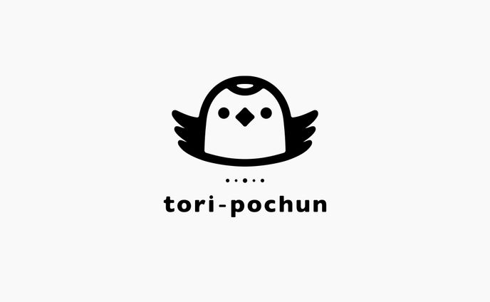 とりぽちゅん　アーティストロゴ