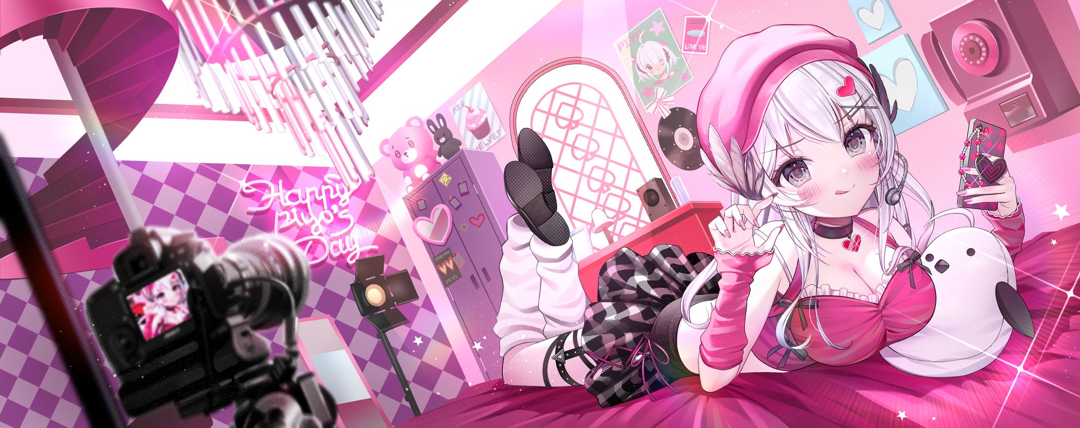 「VRECORD피요様」Live2D用ステージイラスト-1