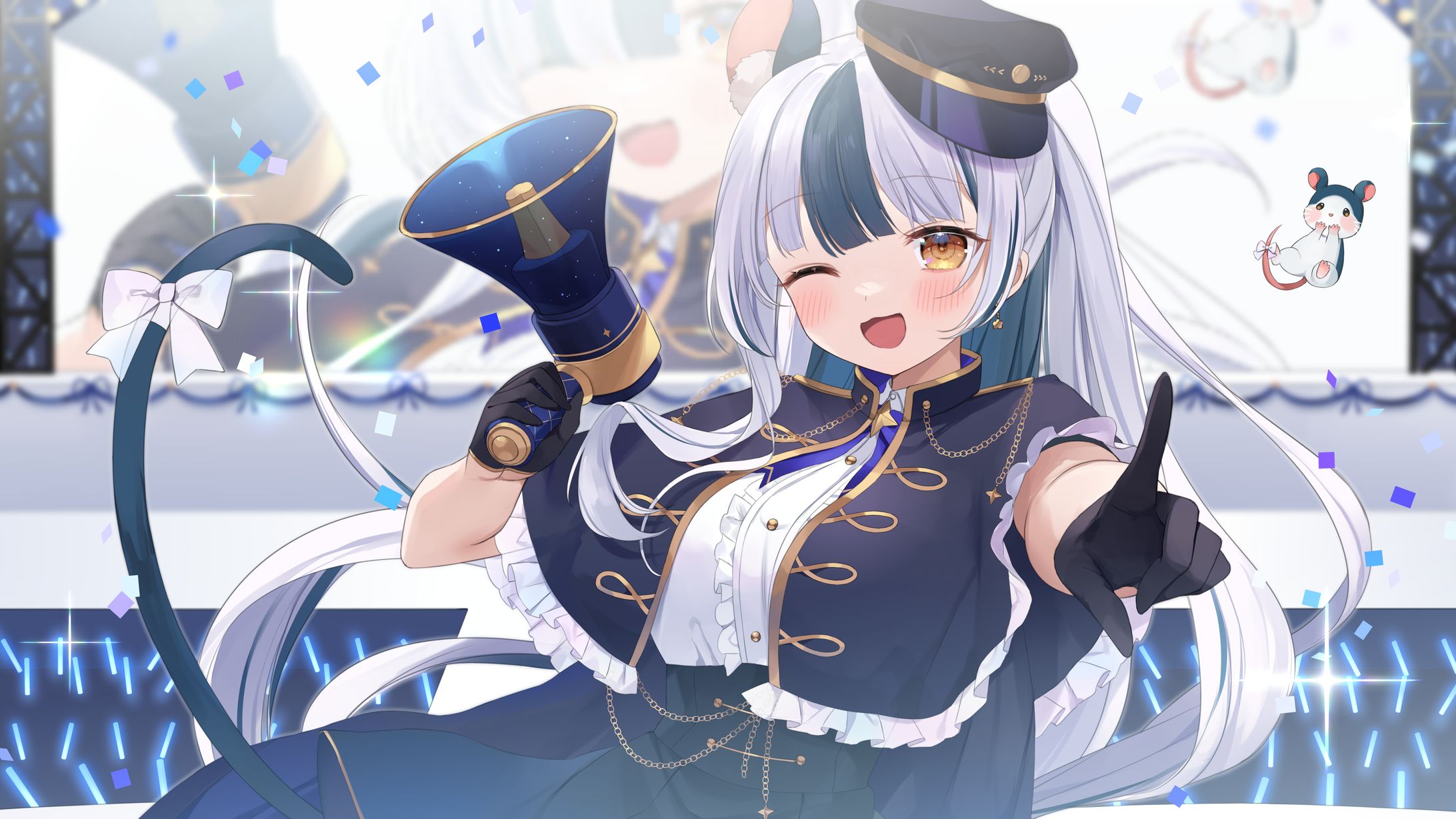 満月まひろ様　1周年記念イラスト-1