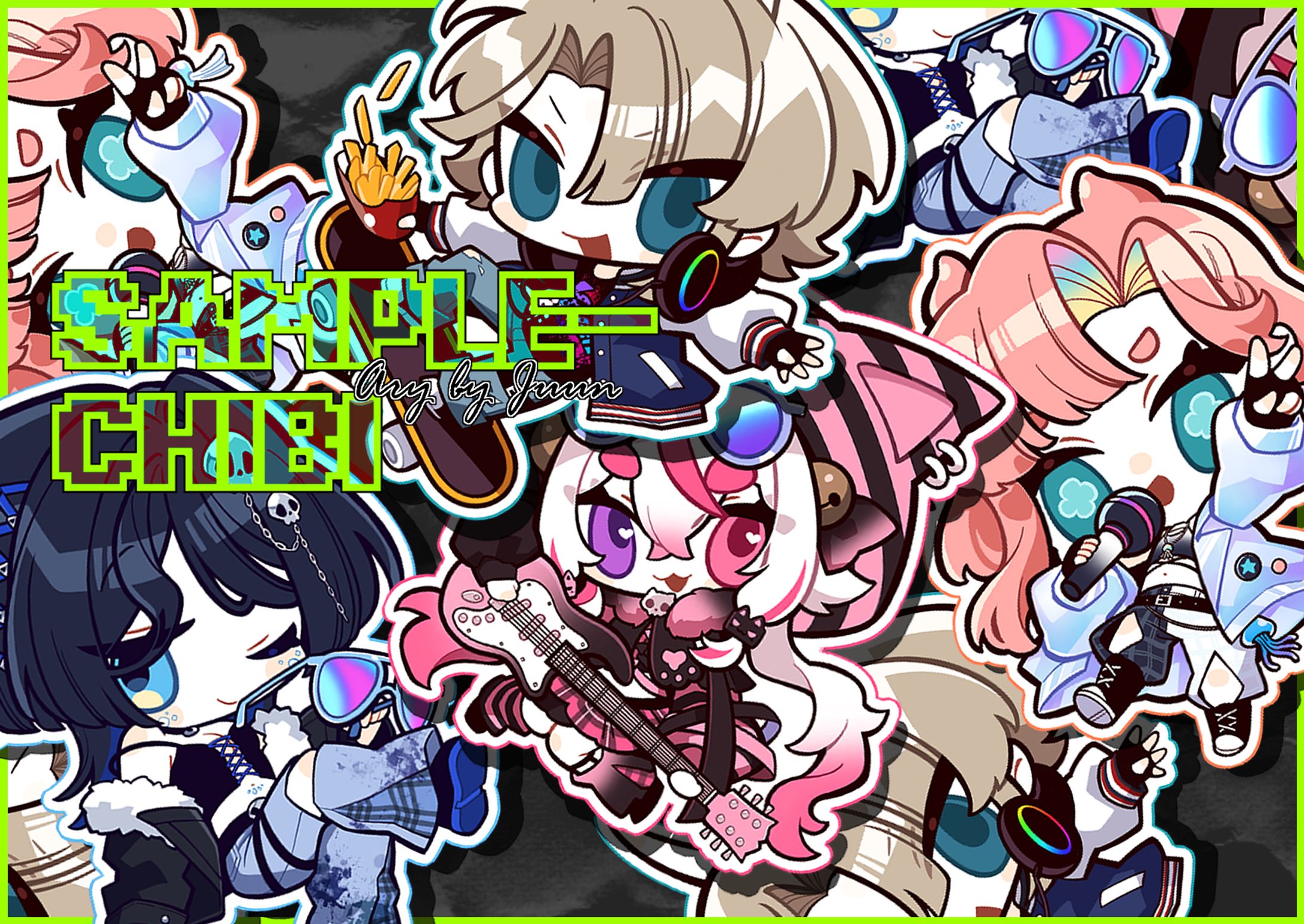 【お仕事】宮氏海水浴場 x 北門76事務所 2026動漫節 一番賞商品圖／Q版-1