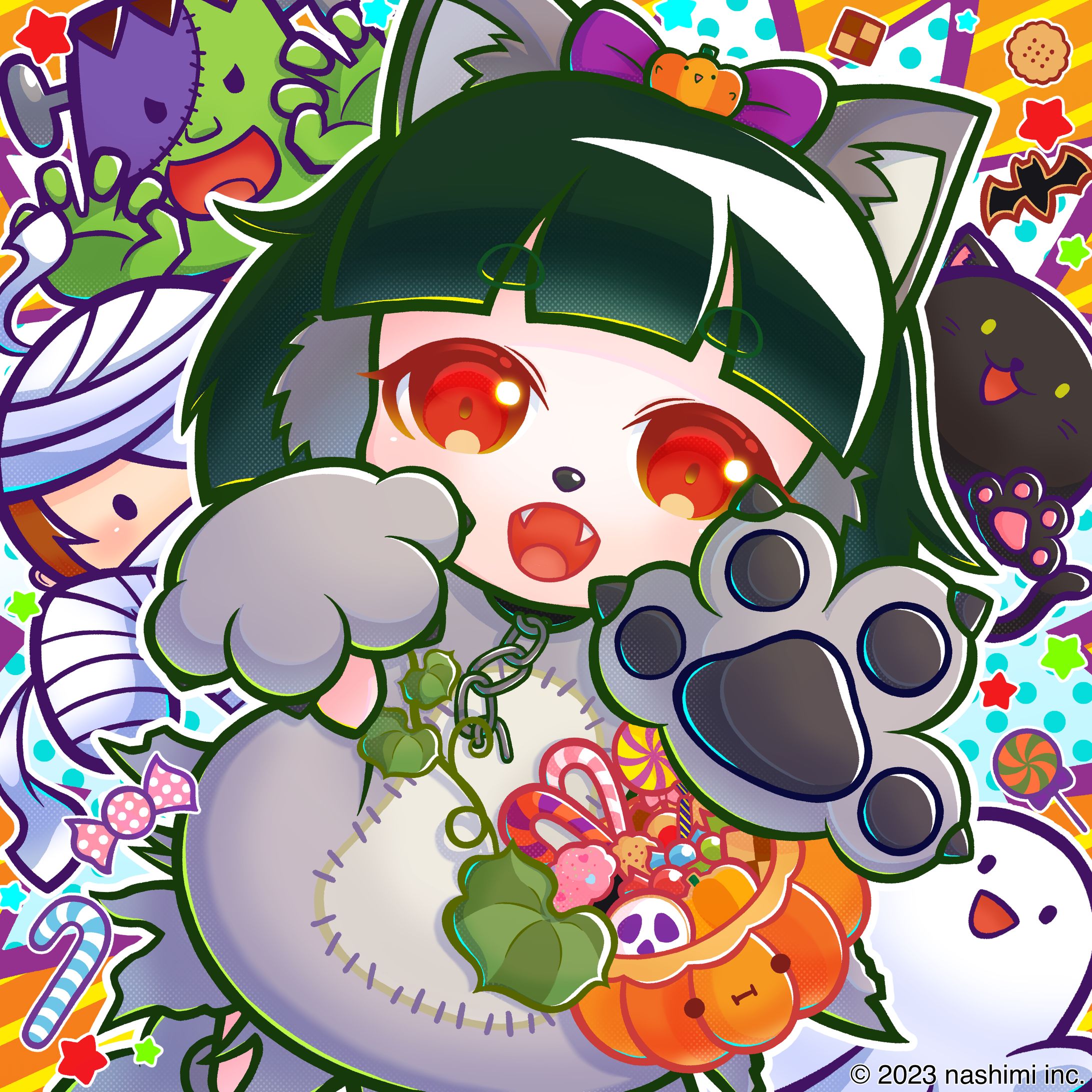 2023年ハロウィンイラスト(2)-1