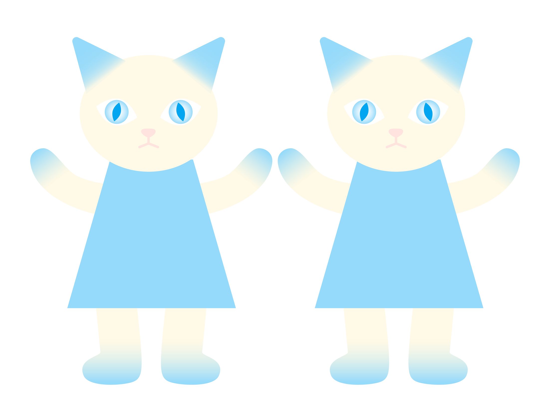 Blue Siamese cats-1
