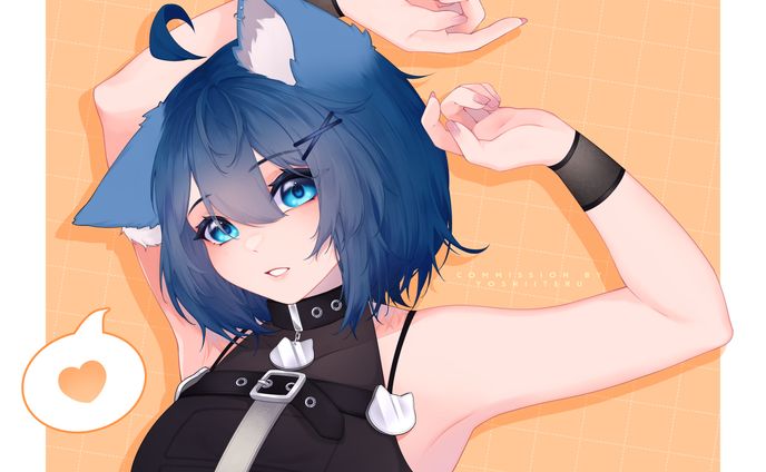 TsunamiCatVT Bust character artwork