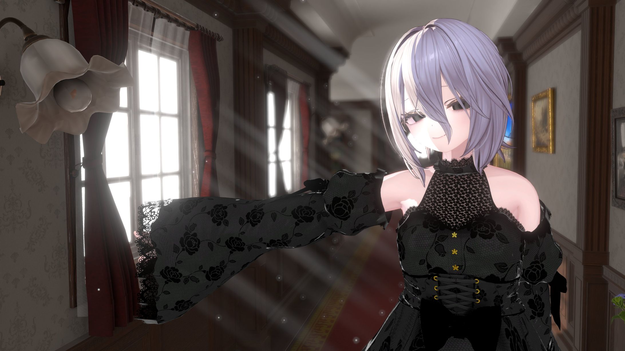 ゴシックドレス【VRC衣装制作】-1