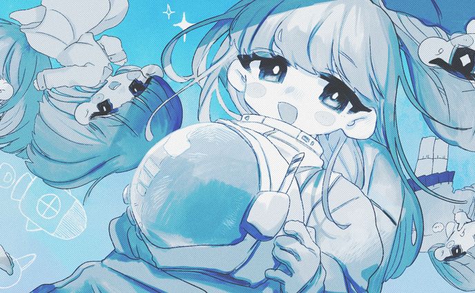 越乃奏さん ヘッダーイラスト